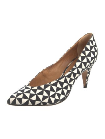 Isabel Marant Canvas Printed Pumps