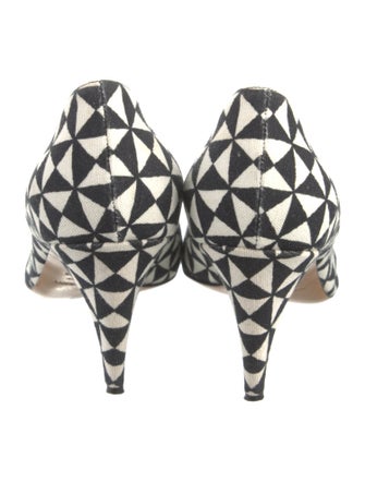 Isabel Marant Canvas Printed Pumps