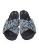 Isabel Marant Suede Tie-Dye Print Slides