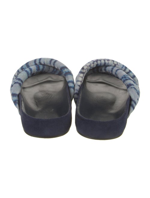 Isabel Marant Suede Tie-Dye Print Slides