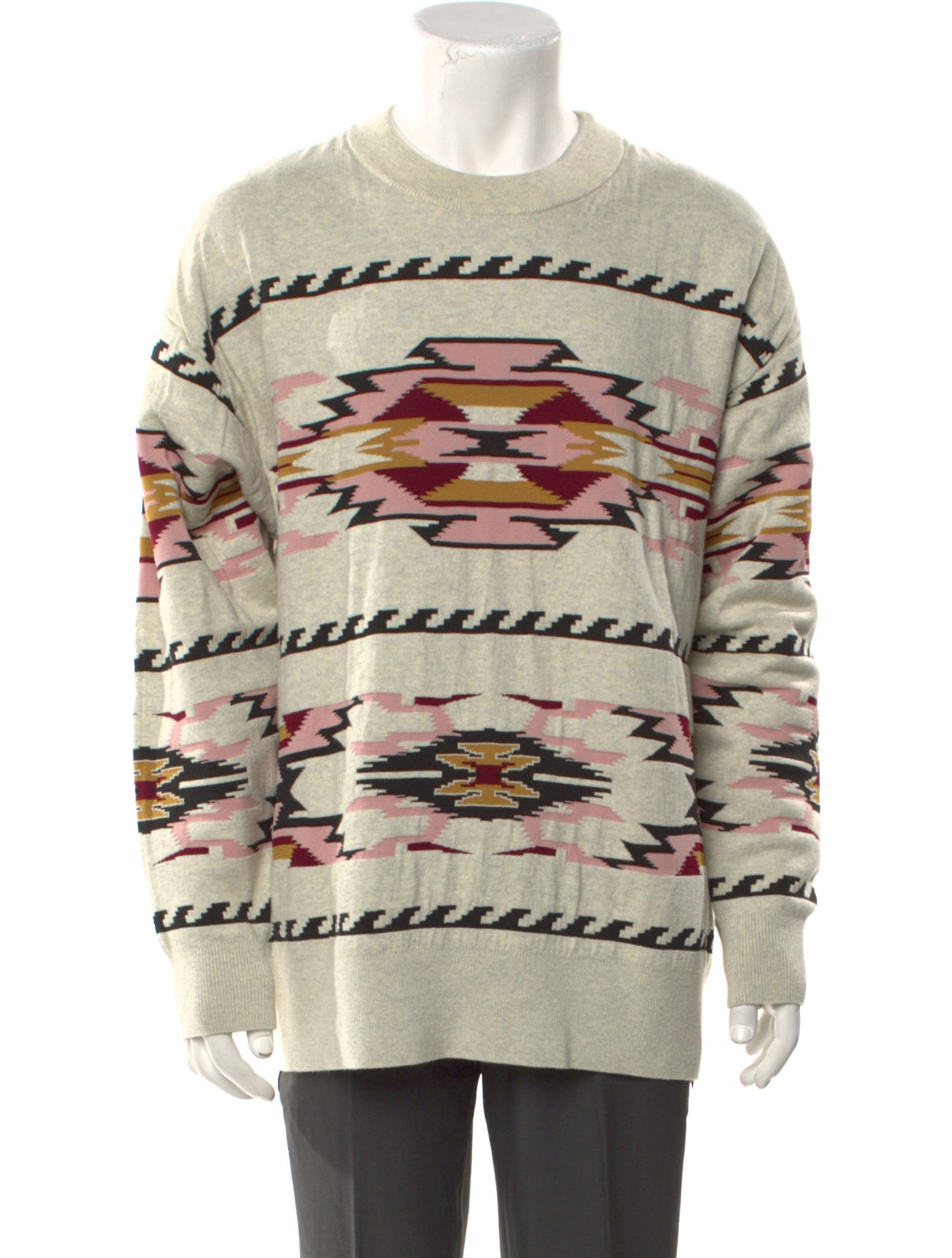 Isabel Marant Graphic Print Crew Neck Pullover