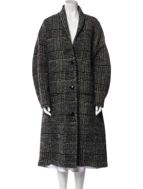 Isabel Marant Wool Tweed Pattern Coat
