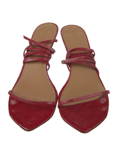 Isabel Marant Leather Cutout Accent Sandals