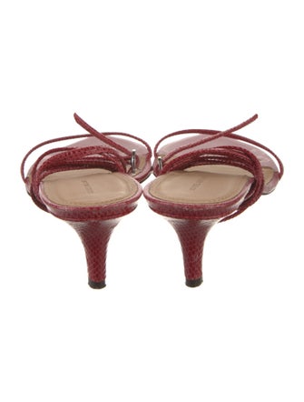 Isabel Marant Leather Cutout Accent Sandals