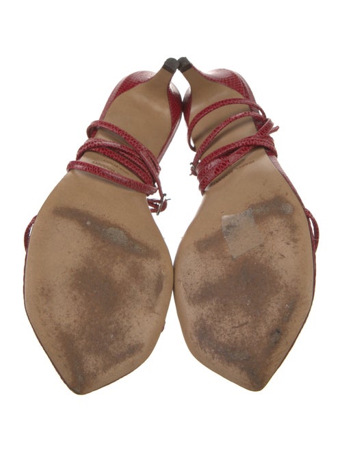 Isabel Marant Leather Cutout Accent Sandals