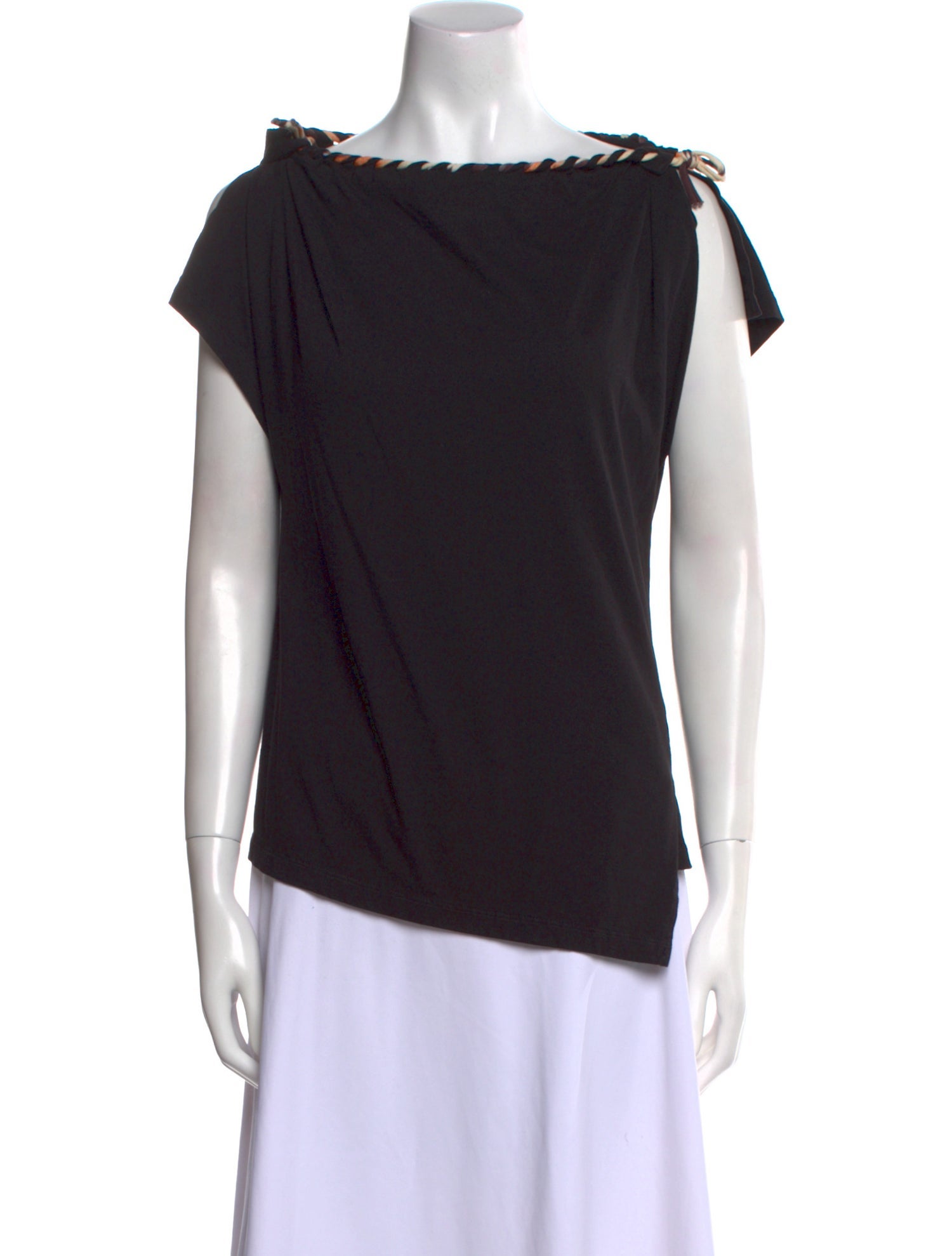 Isabel Marant Bateau Neckline Short Sleeve Top