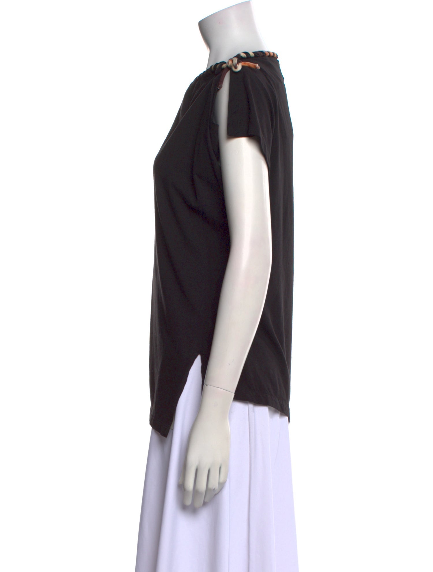 Isabel Marant Bateau Neckline Short Sleeve Top