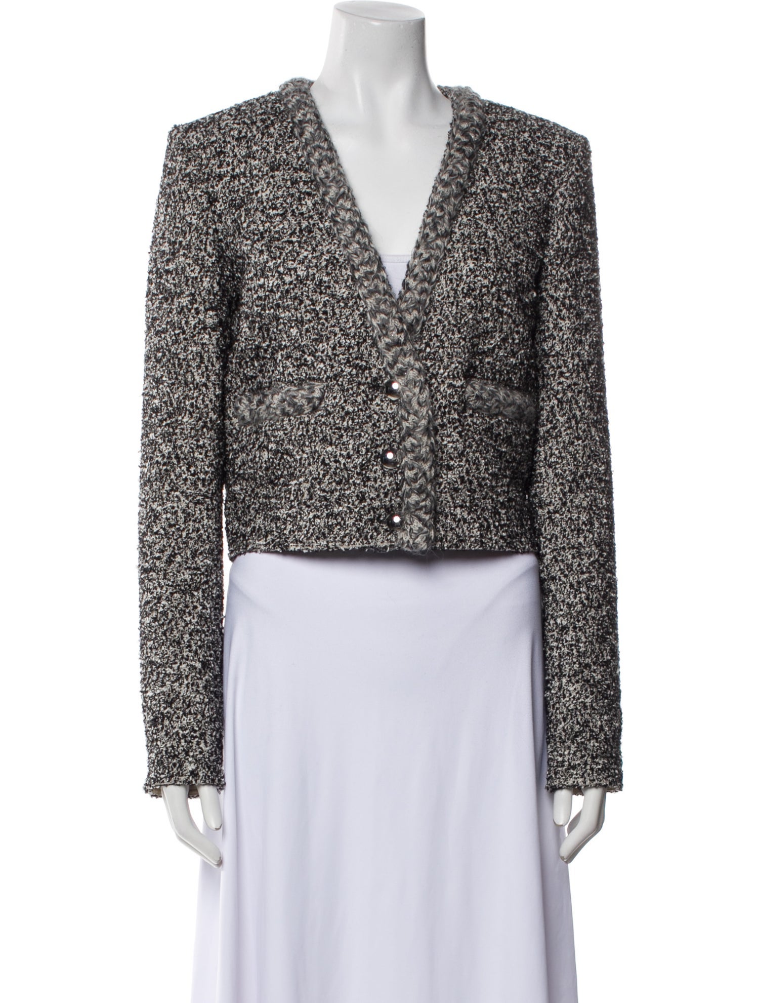 Isabel Marant Tweed Pattern Evening Jacket