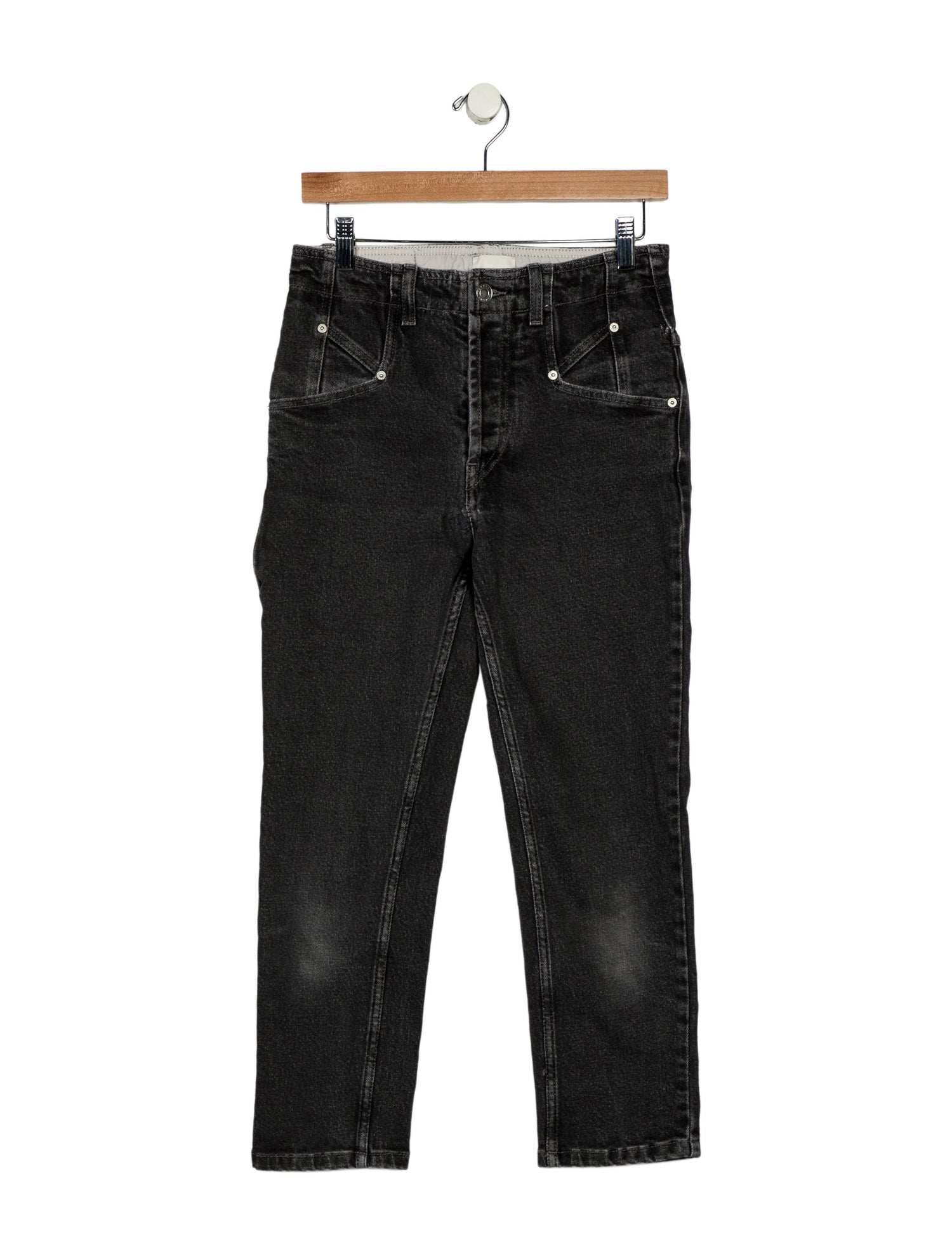 Isabel Marant Mid-Rise Straight Leg Jeans