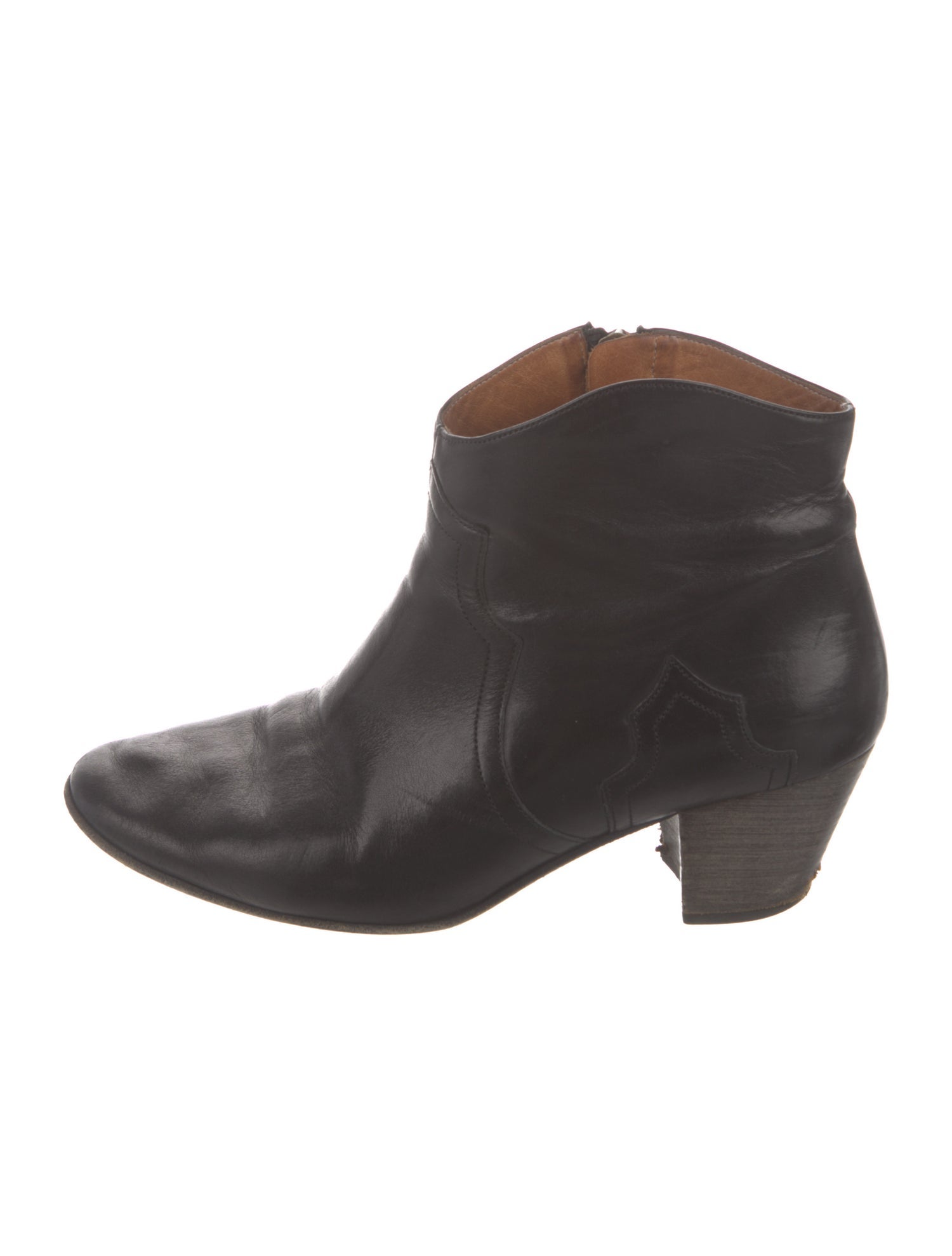 Isabel Marant Leather Western Boots