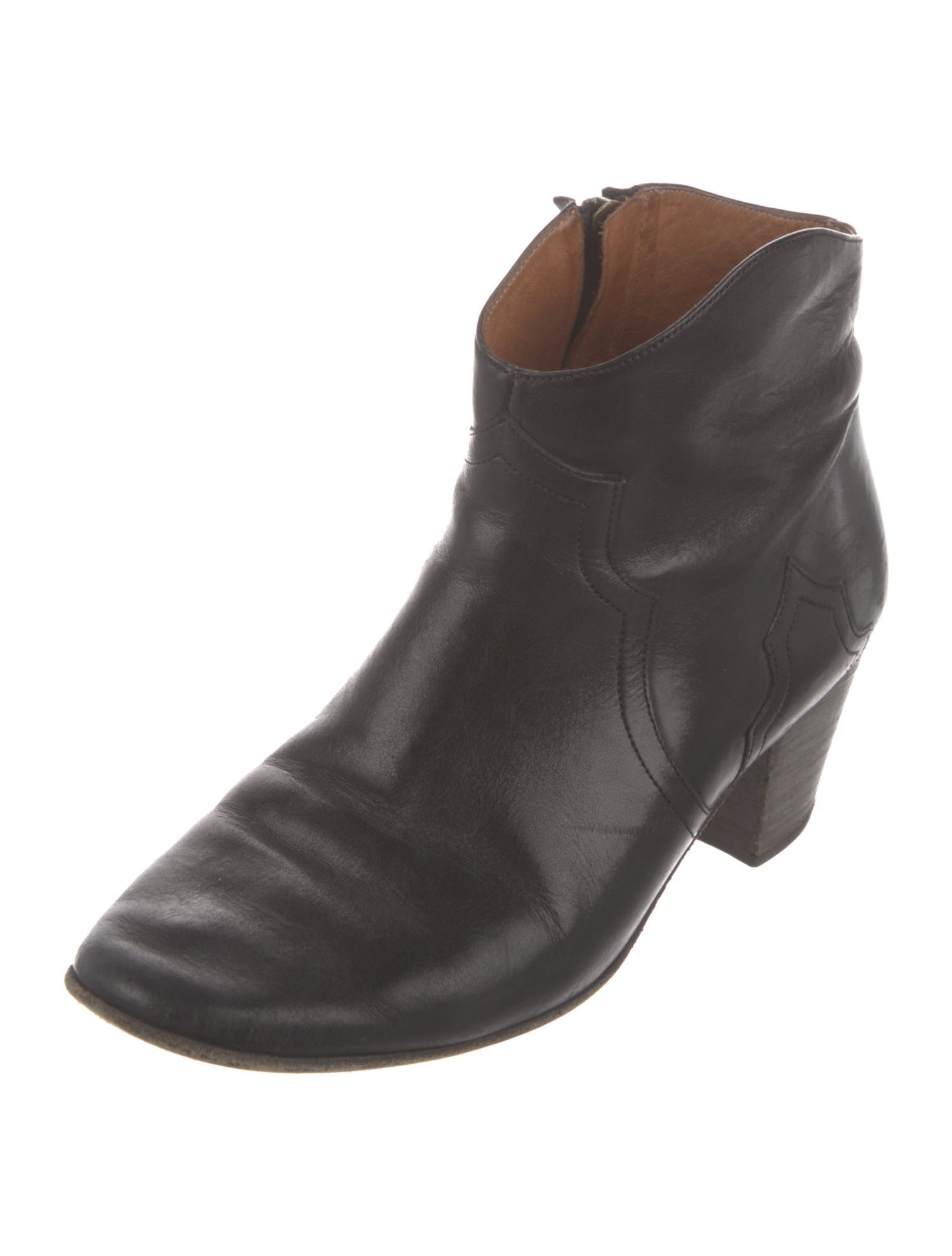 Isabel Marant Leather Western Boots
