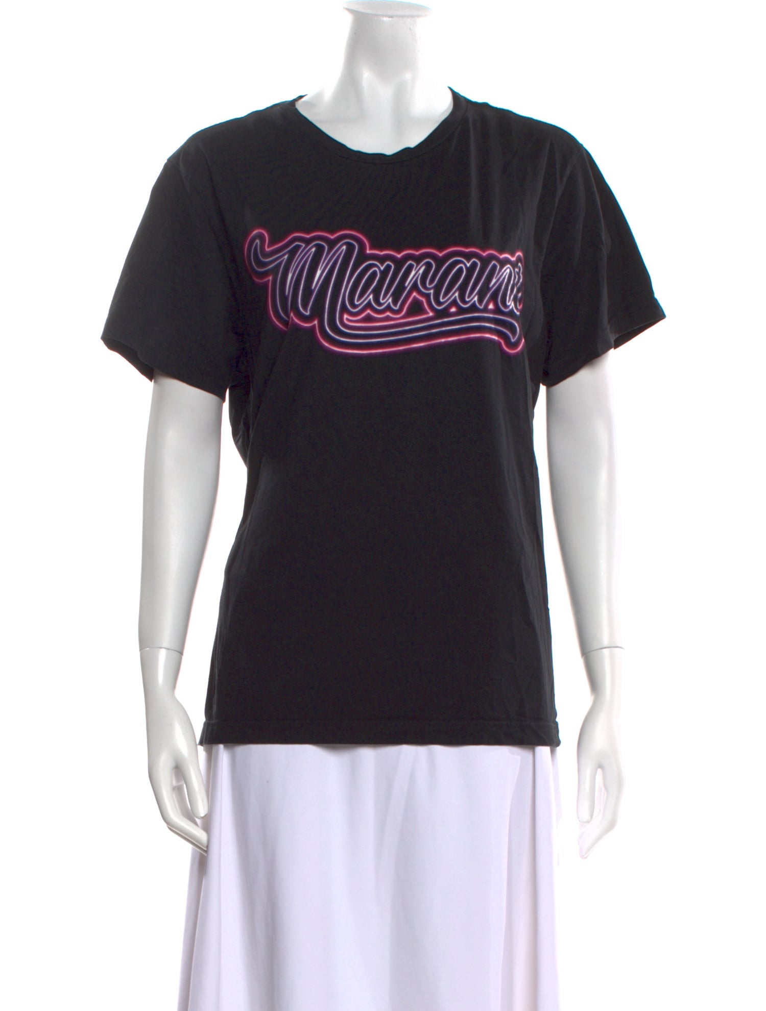 Isabel Marant Graphic Print Crew Neck T-Shirt