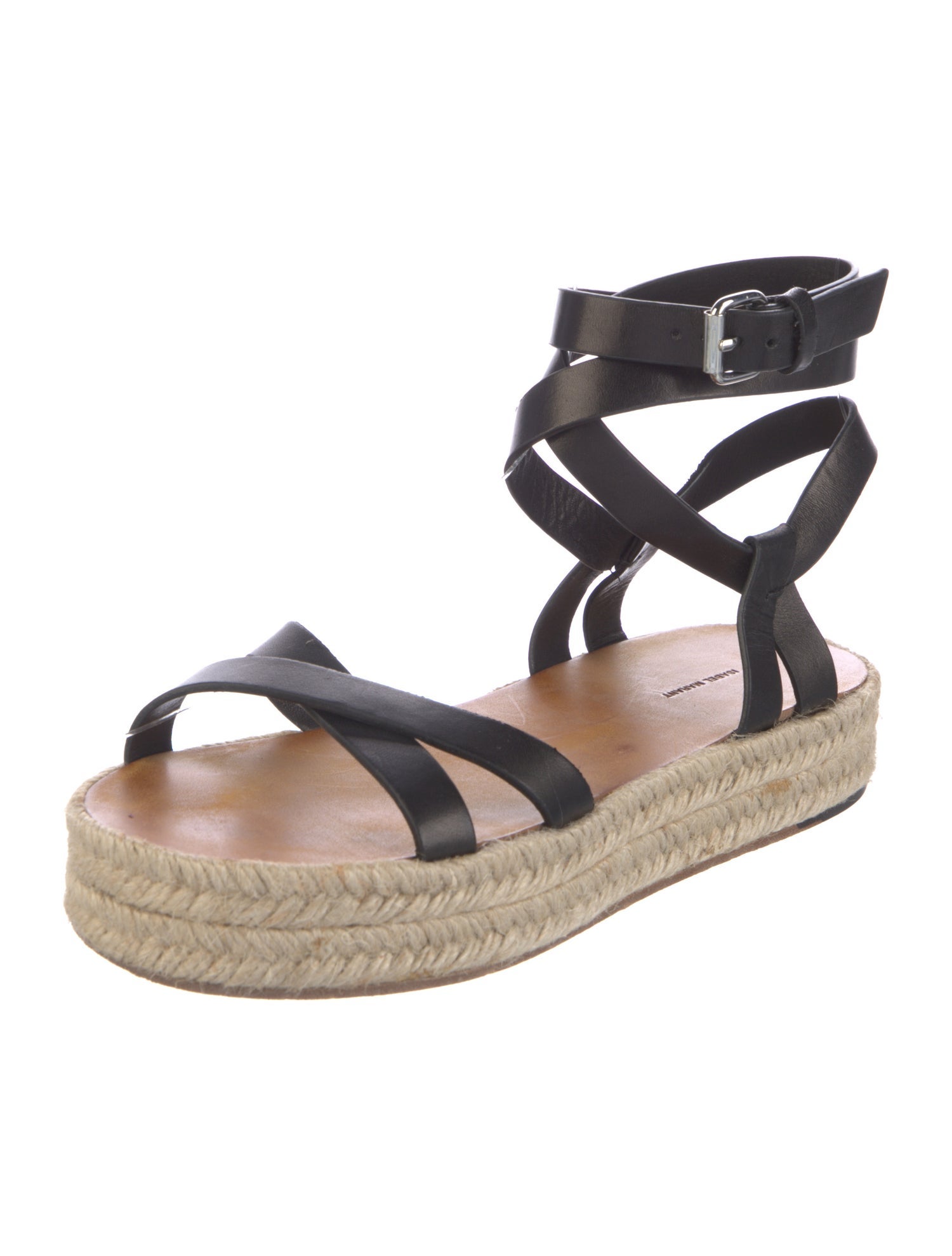 Isabel Marant Leather Braided Accents Espadrilles