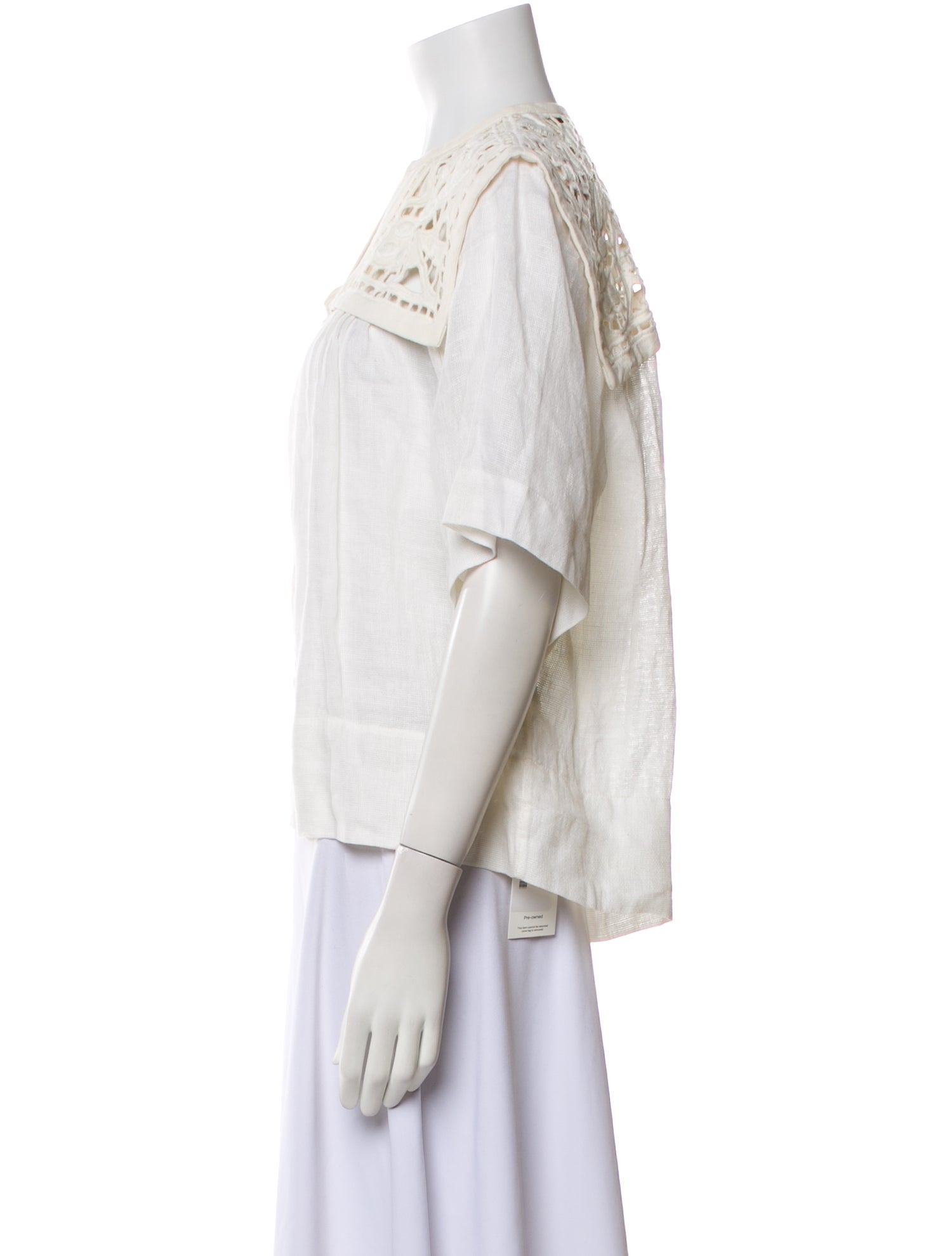 Isabel Marant Linen V-Neck Blouse