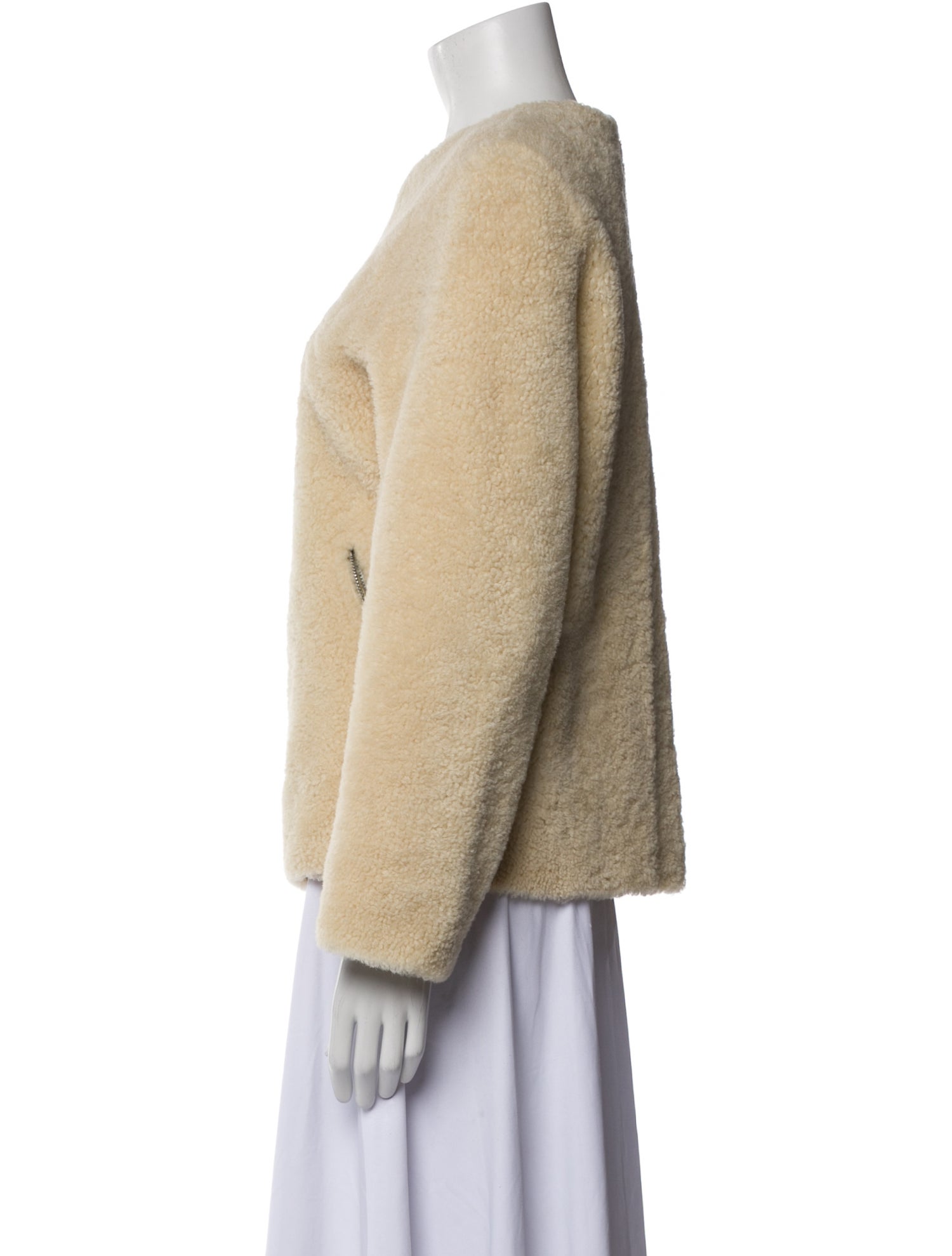 Isabel Marant Shearling Faux Fur Jacket