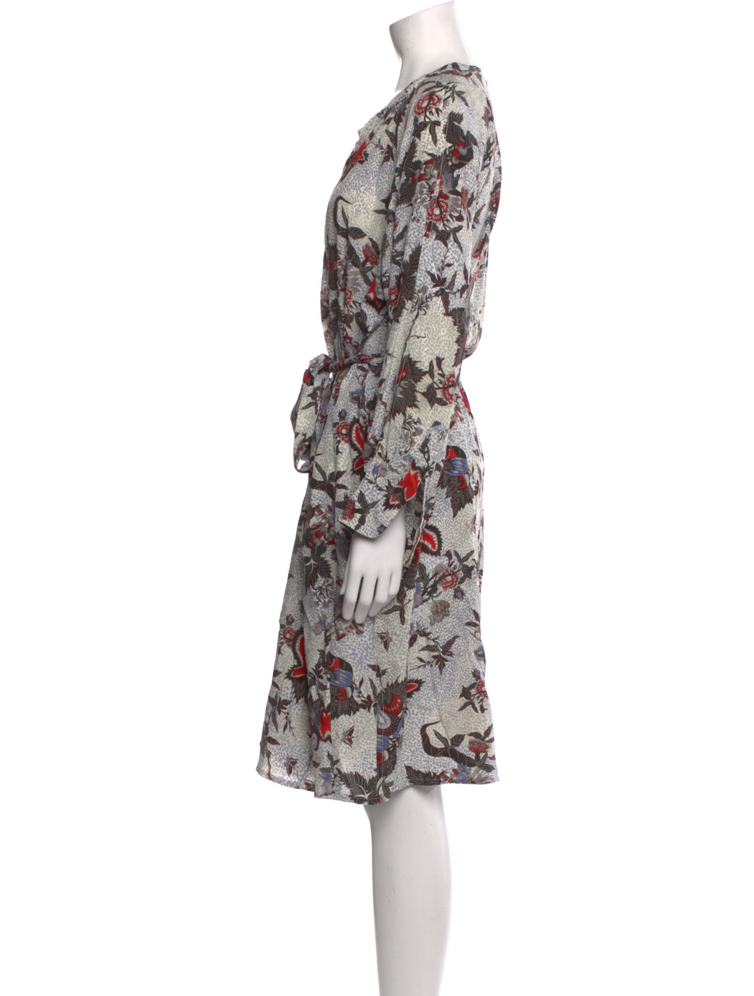 Isabel Marant Silk Knee-Length Dress