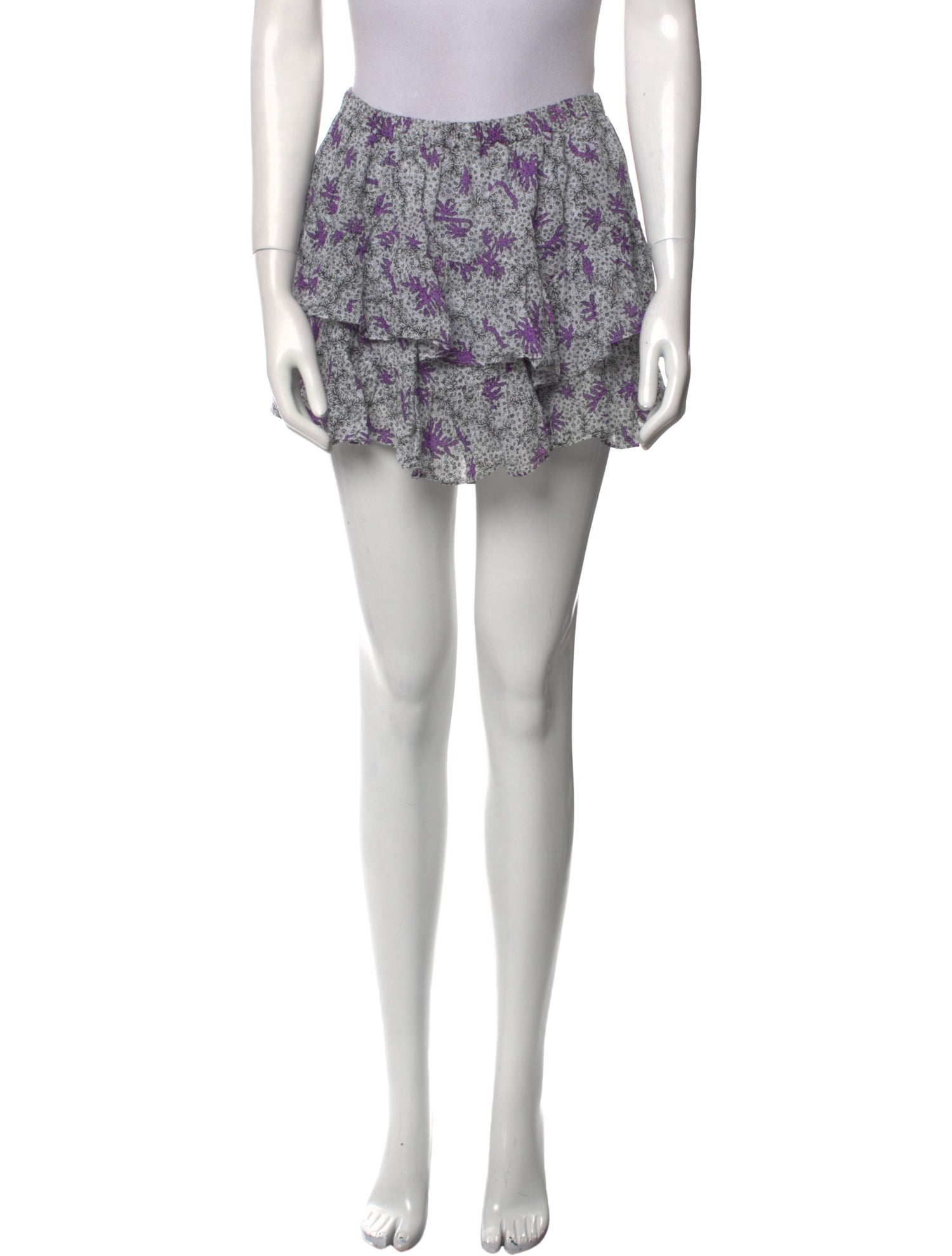 Isabel Marant Floral Print Mini Shorts