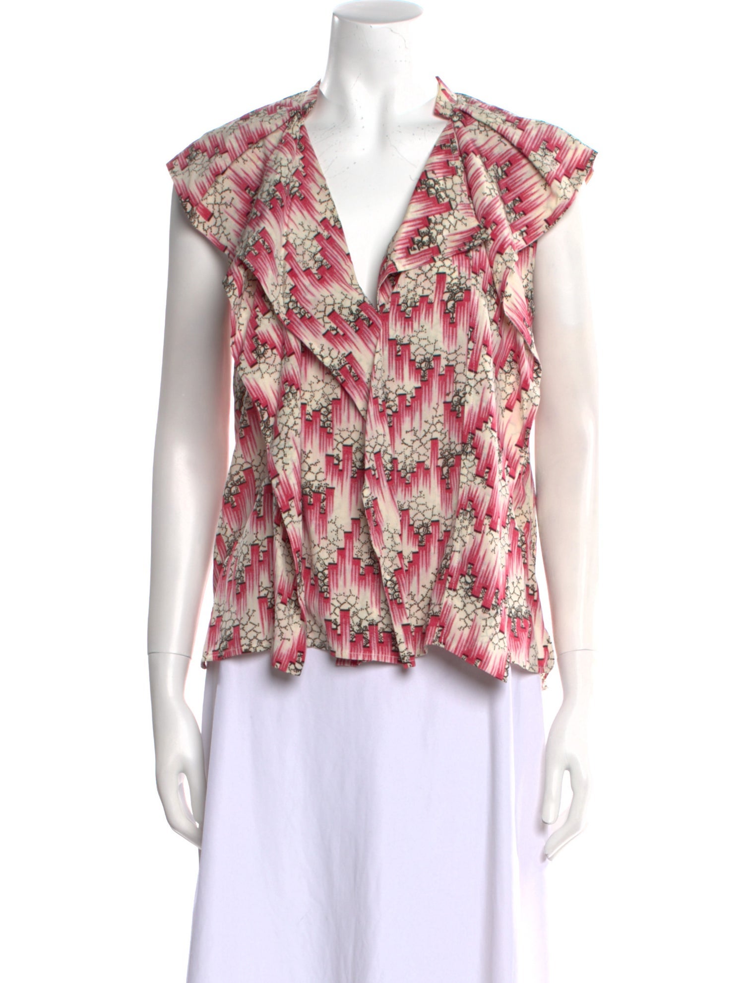 Isabel Marant Silk Floral Print Blouse