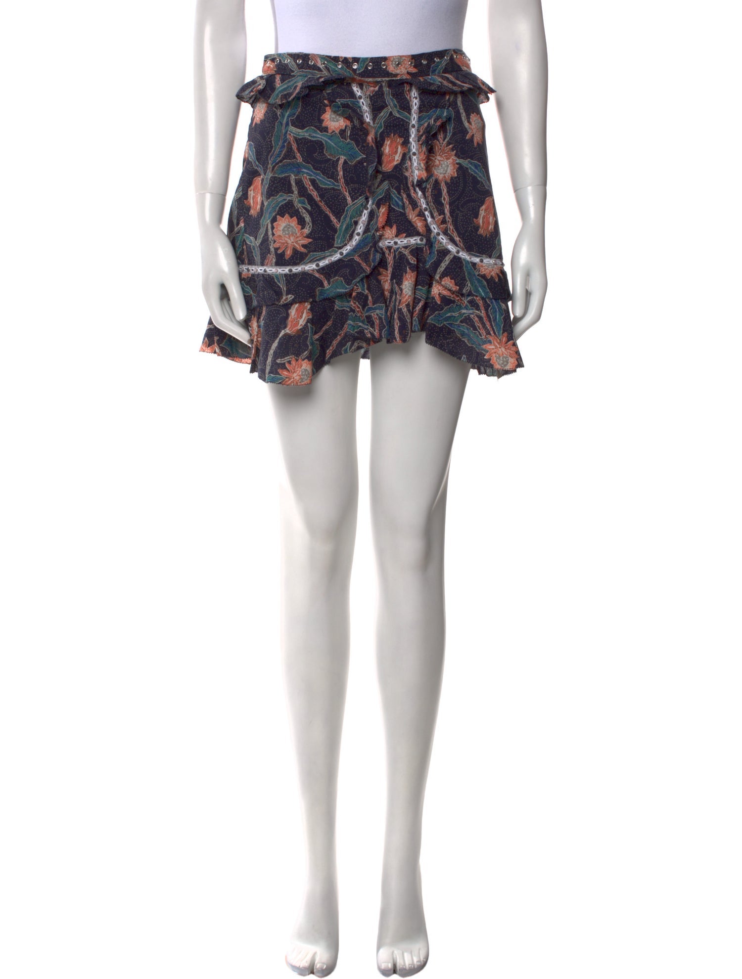 Isabel Marant Floral Print Mini Skirt