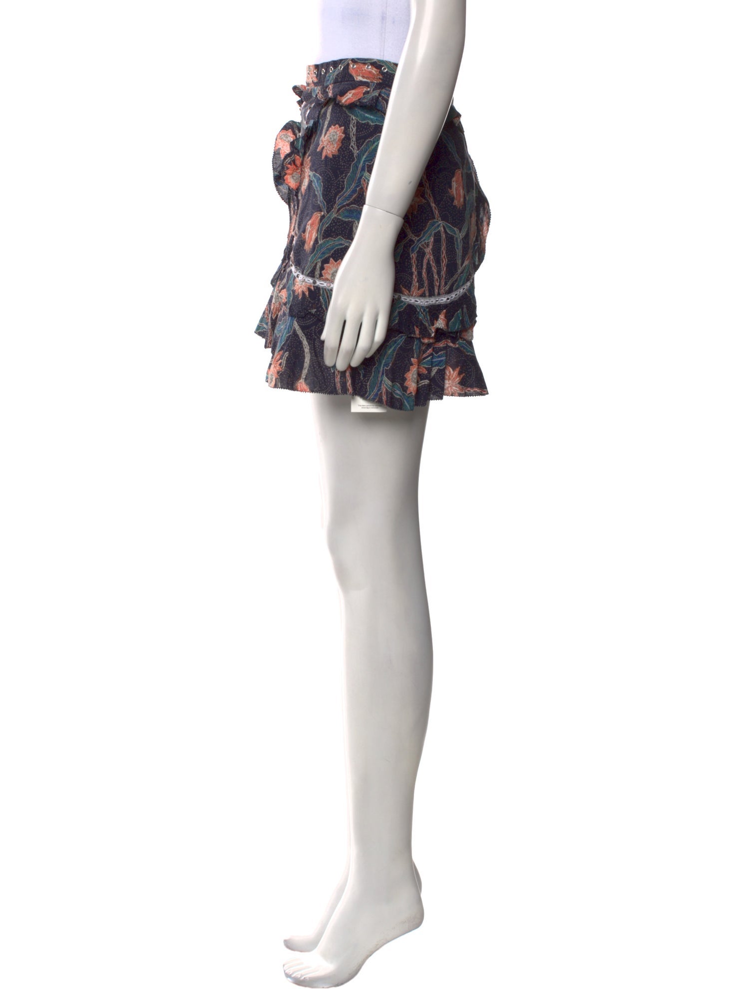 Isabel Marant Floral Print Mini Skirt