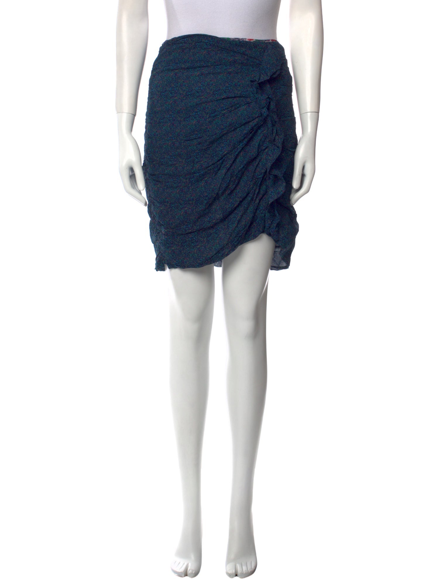 Étoile Isabel Marant Ruffle Embellishment Knee-Length Skirt