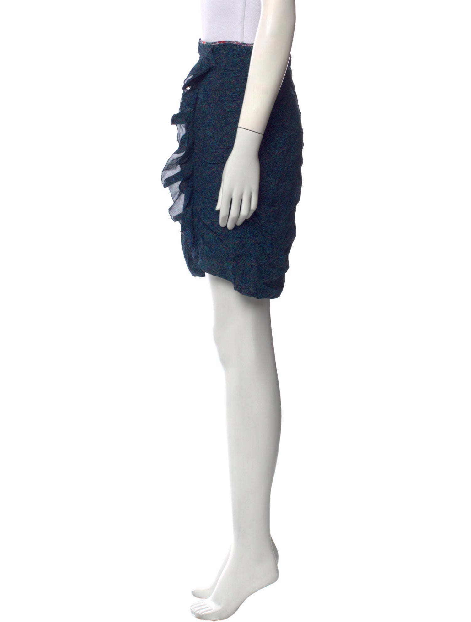 Étoile Isabel Marant Ruffle Embellishment Knee-Length Skirt