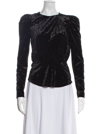 Isabel Marant Crew Neck Long Sleeve Top