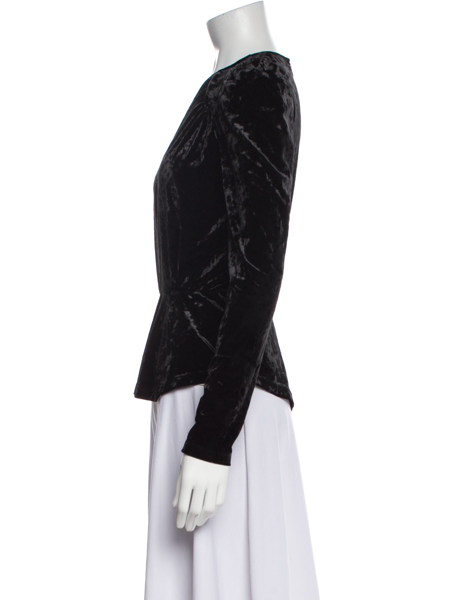 Isabel Marant Crew Neck Long Sleeve Top