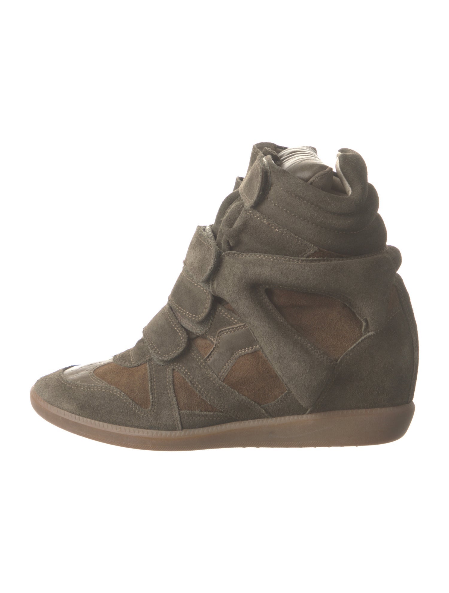 Isabel Marant Suede Wedge Sneakers