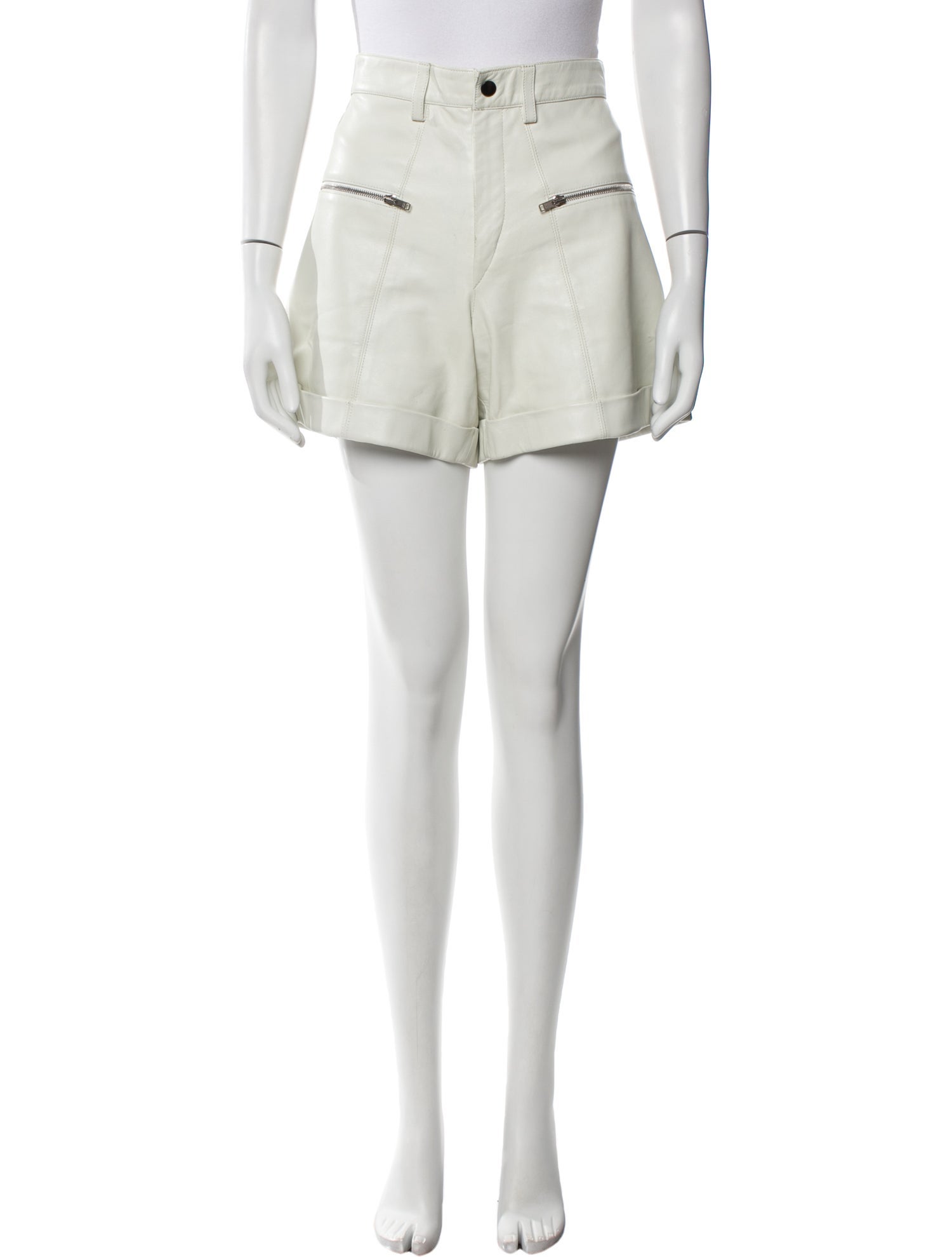 Isabel Marant Leather Mini Shorts