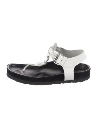 Isabel Marant Leather Slingback Sandals