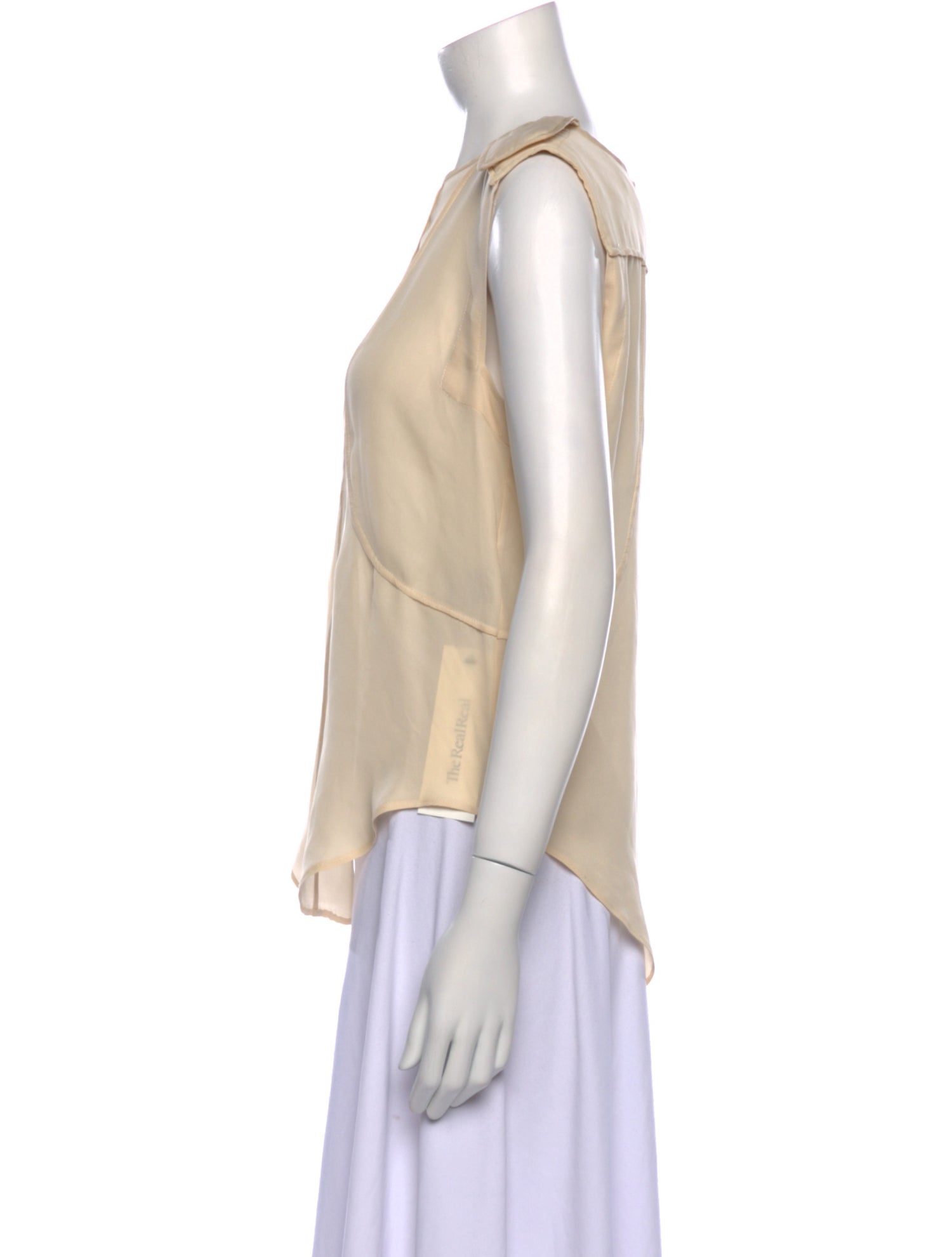 Isabel Marant Silk Bateau Neckline Blouse