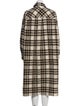 Étoile Isabel Marant Wool Plaid Print Coat