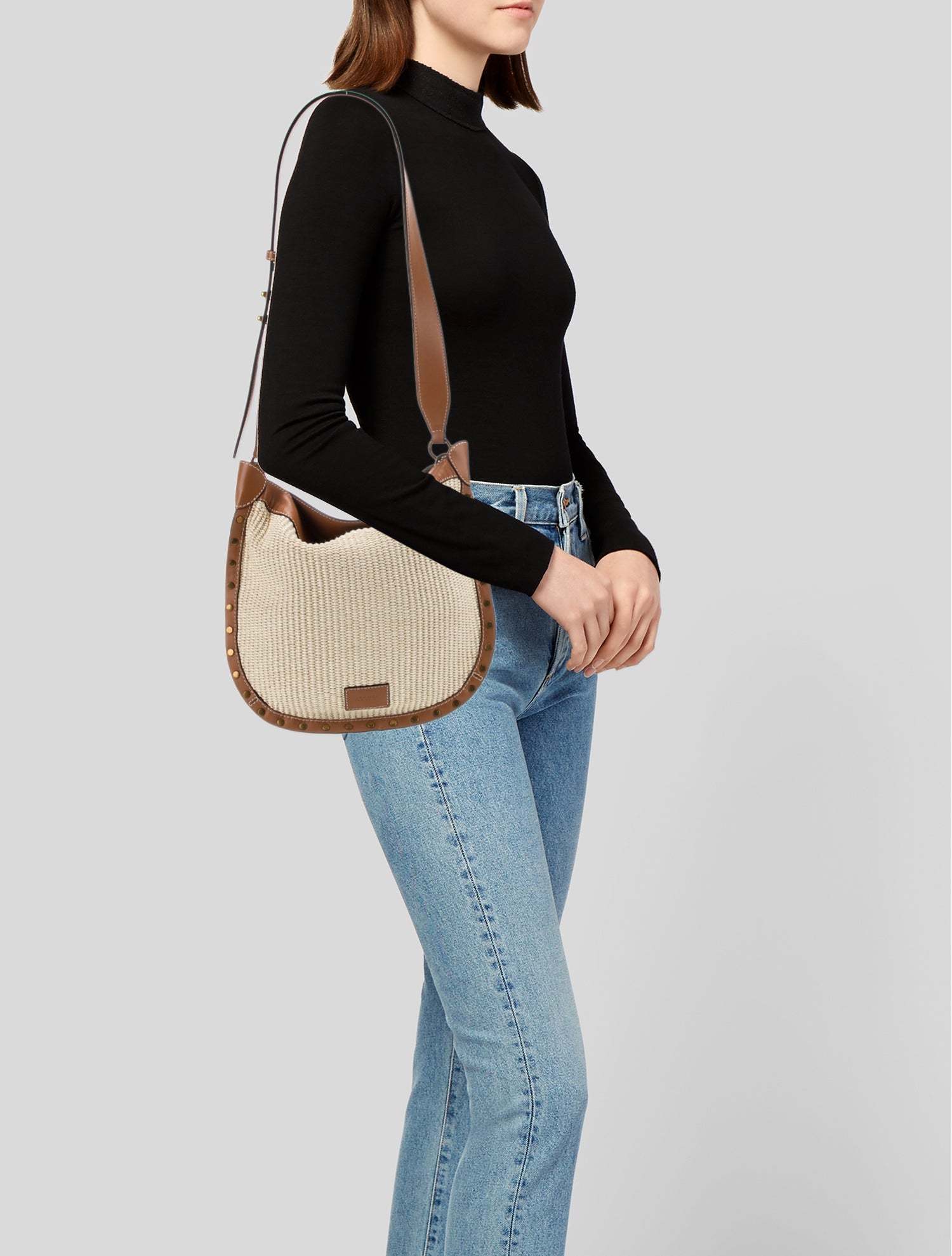 Isabel Marant Raffia Shoulder Bag