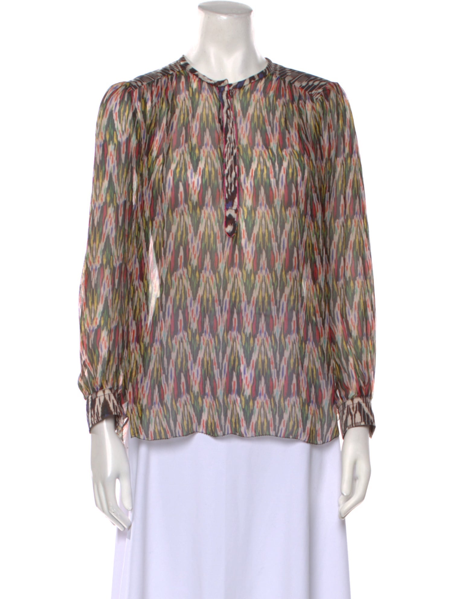 Isabel Marant Silk Printed Blouse