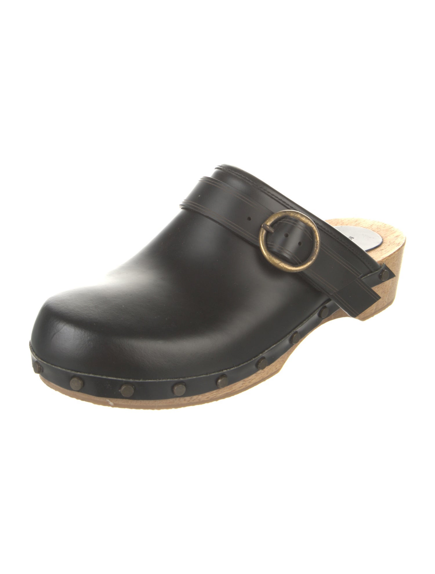 Isabel Marant Leather Studded Accents Mules