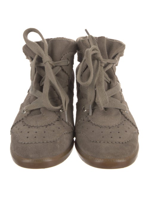 Isabel Marant Suede Wedge Sneakers