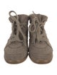 Isabel Marant Suede Wedge Sneakers