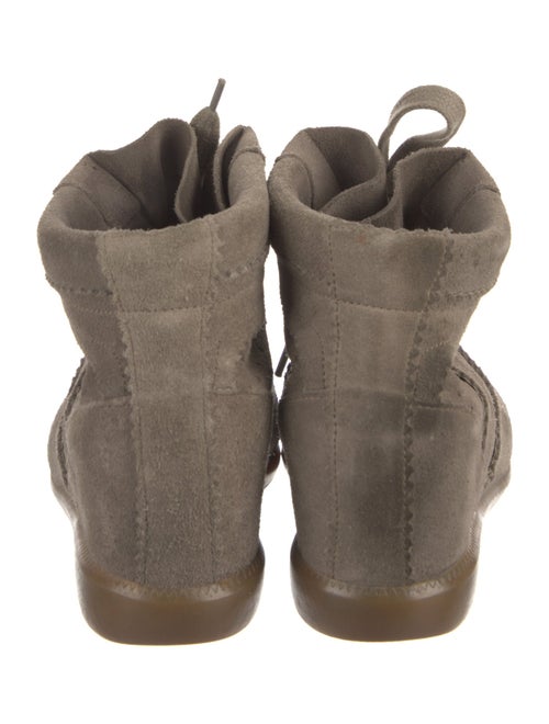 Isabel Marant Suede Wedge Sneakers