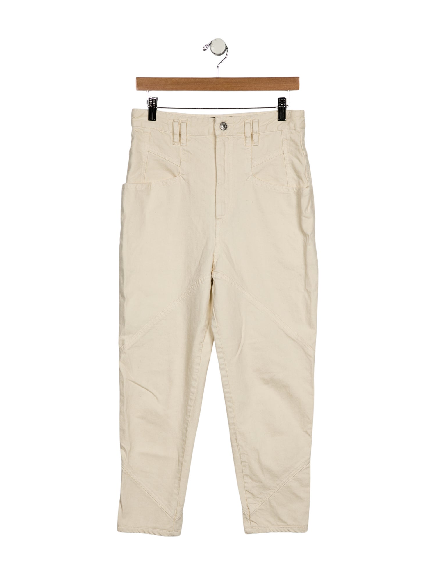 Isabel Marant Mid-Rise Straight Leg Jeans