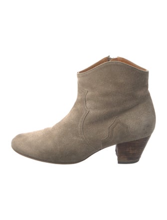Isabel Marant Suede Western Boots