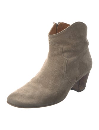 Isabel Marant Suede Western Boots