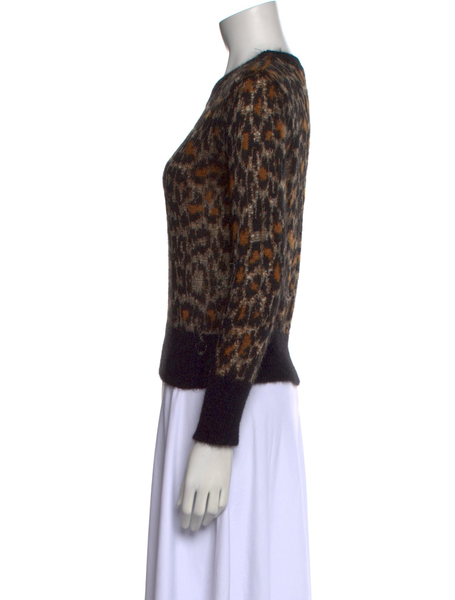 Isabel Marant Mohair Animal Print Sweater