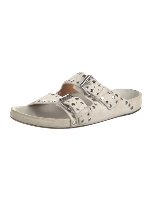 Isabel Marant Suede Studded Accents Slides