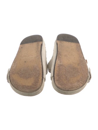 Isabel Marant Suede Studded Accents Slides