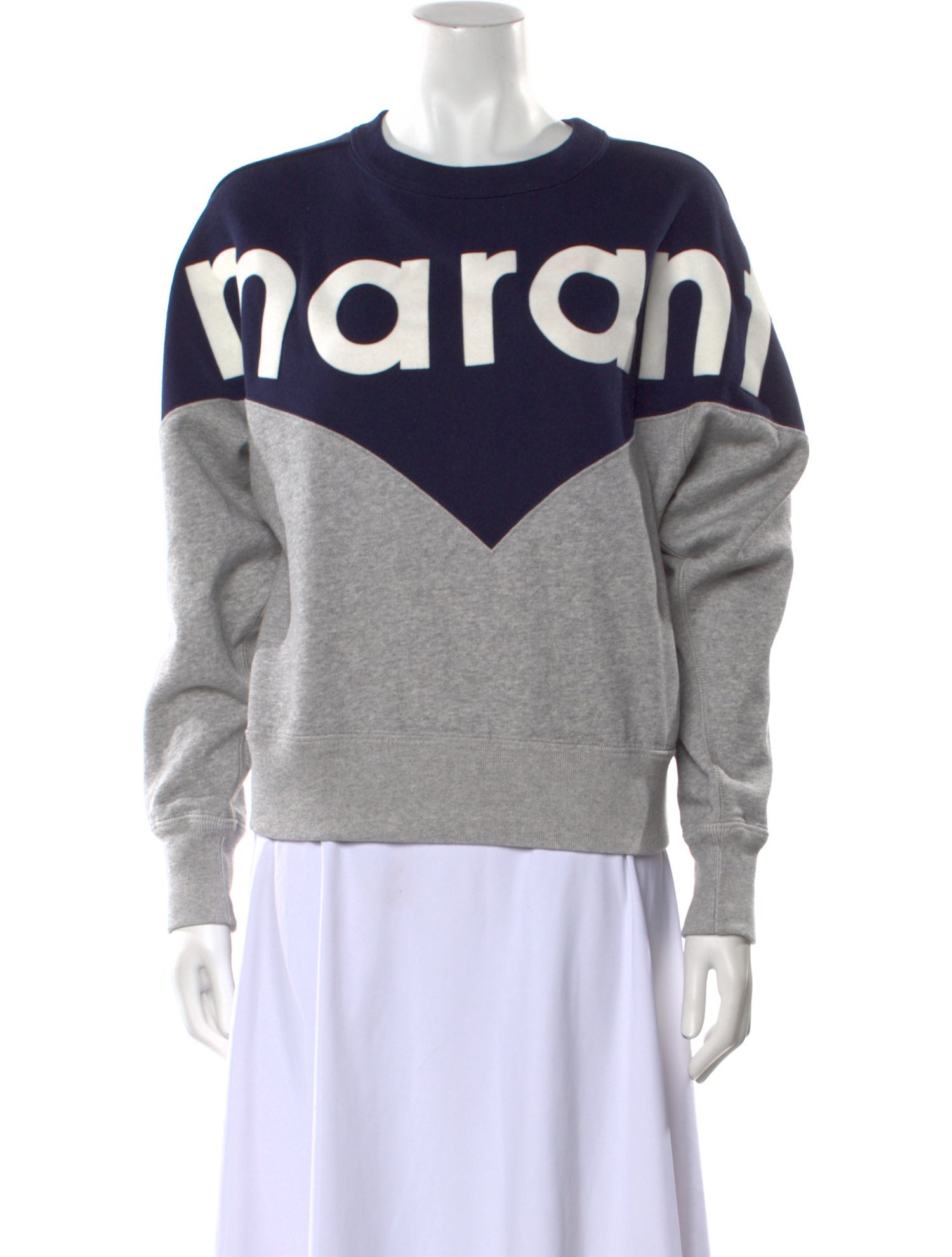 Isabel Marant Graphic Print Crew Neck Sweatshirt