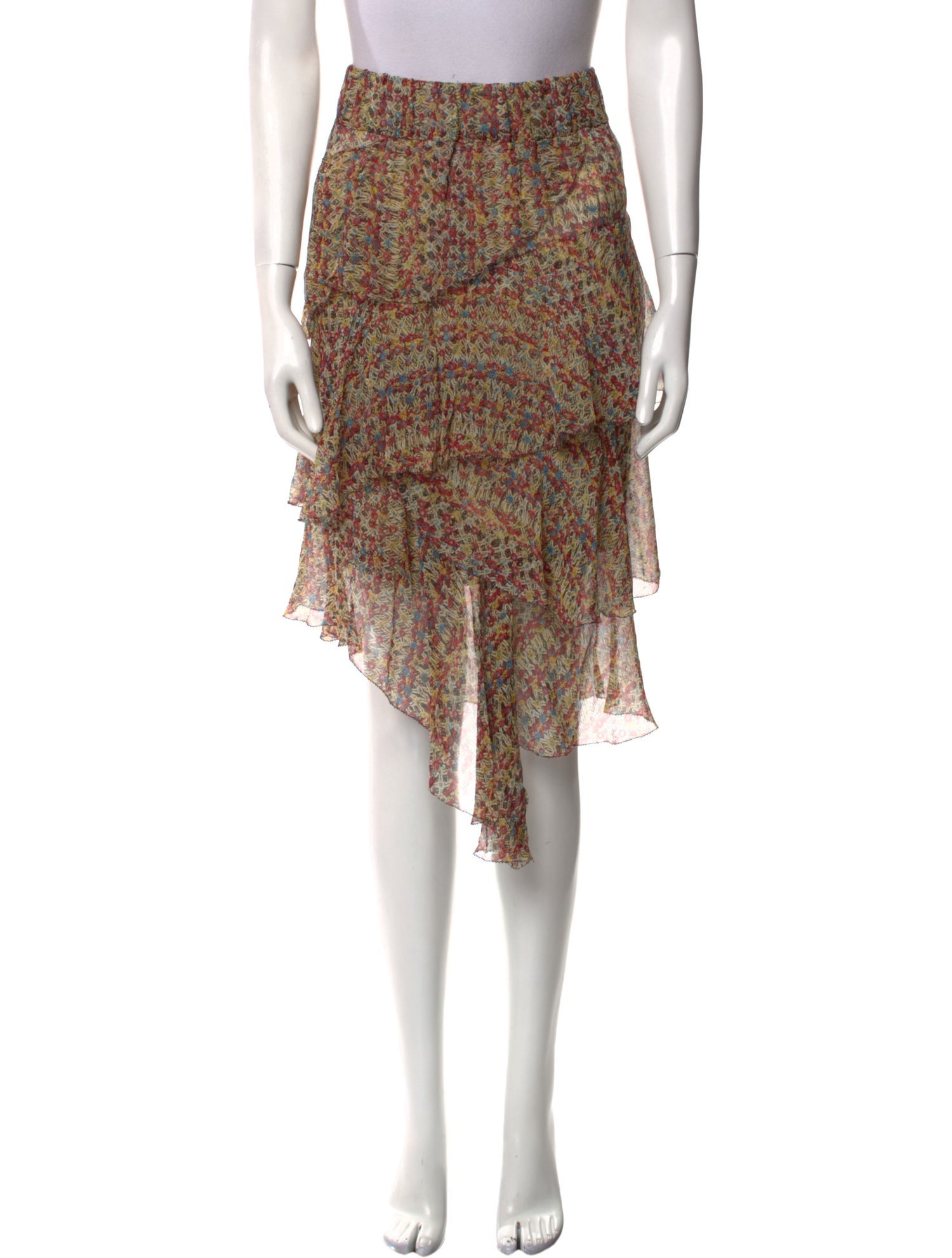 Étoile Isabel Marant Silk Knee-Length Skirt