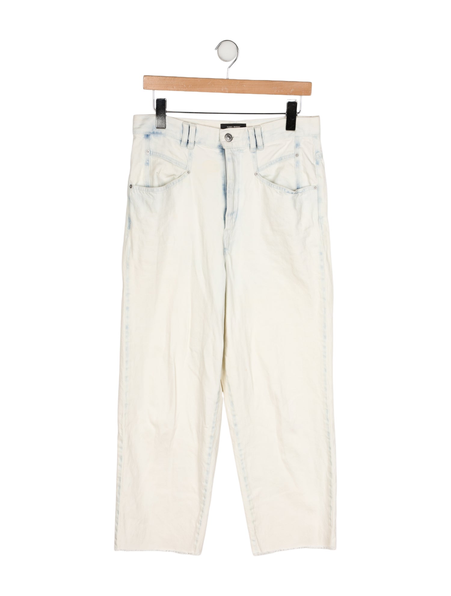 Isabel Marant High-Rise Straight Leg Jeans
