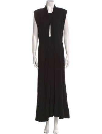 Isabel Marant Square Neckline Long Dress