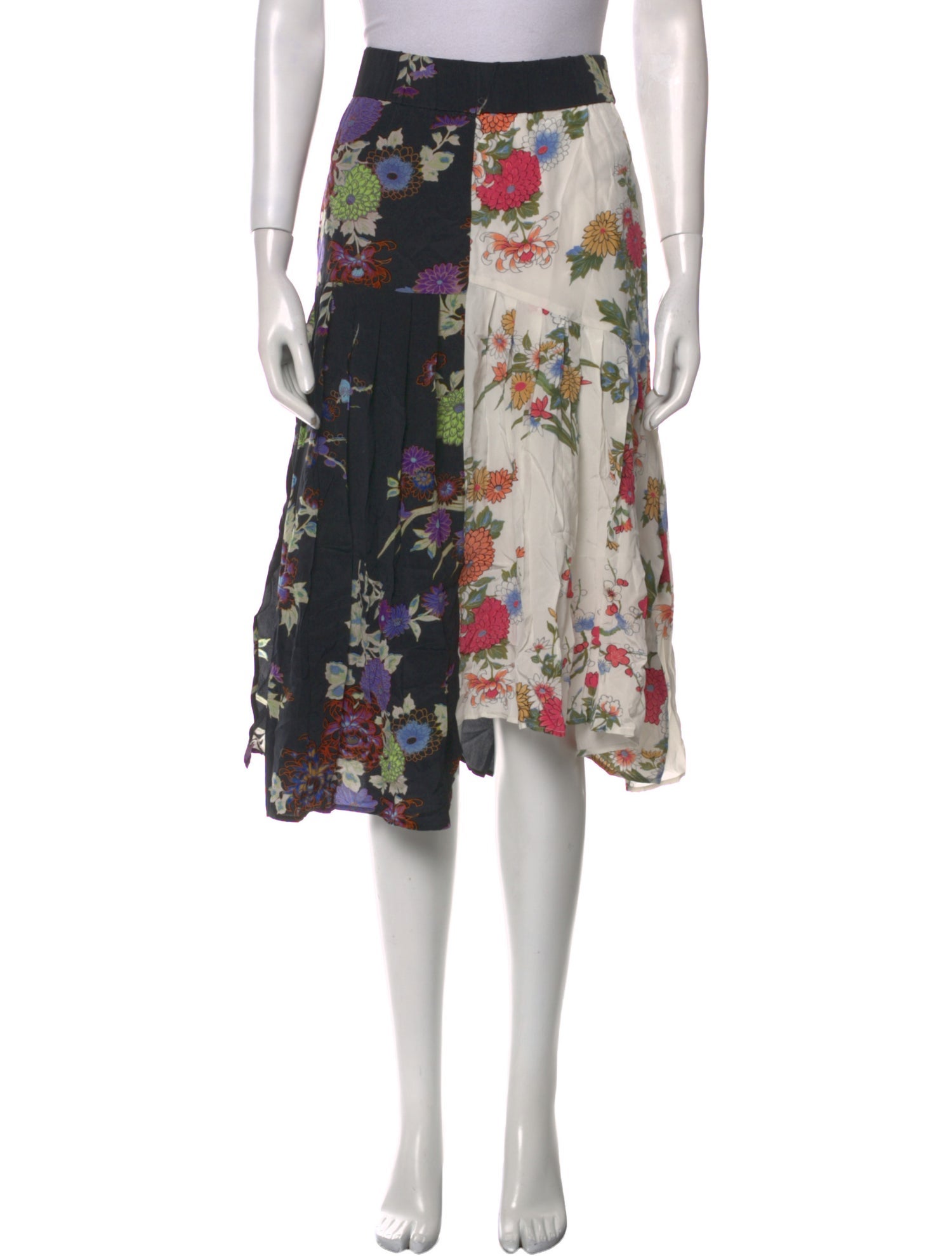 Isabel Marant Silk Knee-Length Skirt